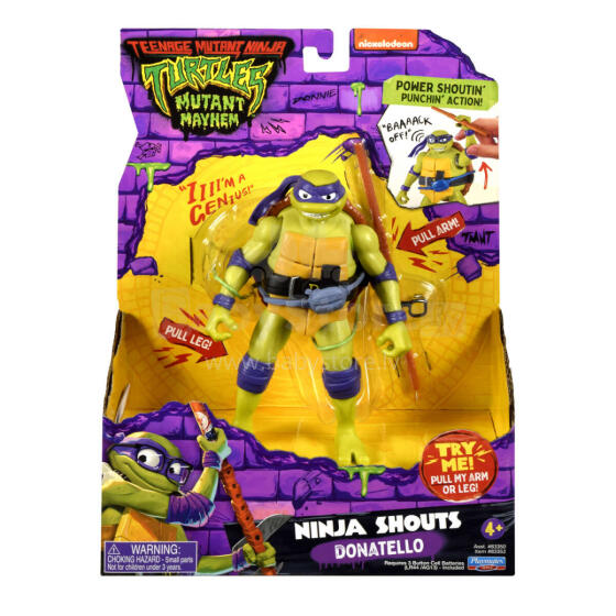 TMNT Ninja Shouts Donatello Art.83352 kujuke
