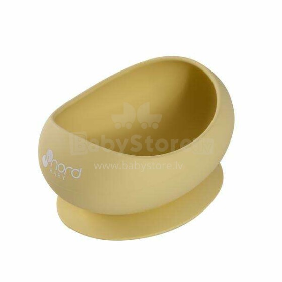 Nordbaby Silicone Suction Bowl Art.265760 Yellow