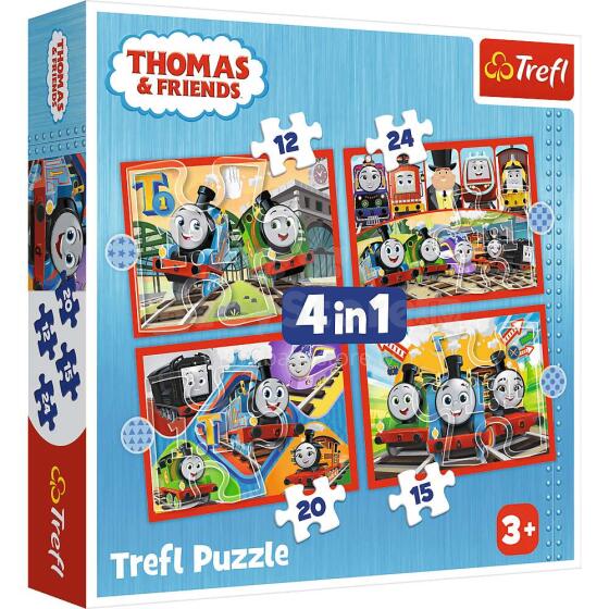 TREFL THOMAS & FRIENDS Puslede komplekt, 4 tk, Thomas