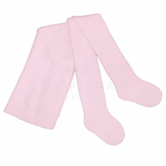 Weri Spezials Children's Tights Monochrome Light Pink ART.WERI-3139 High quality children's warm plush cotton tights for girls