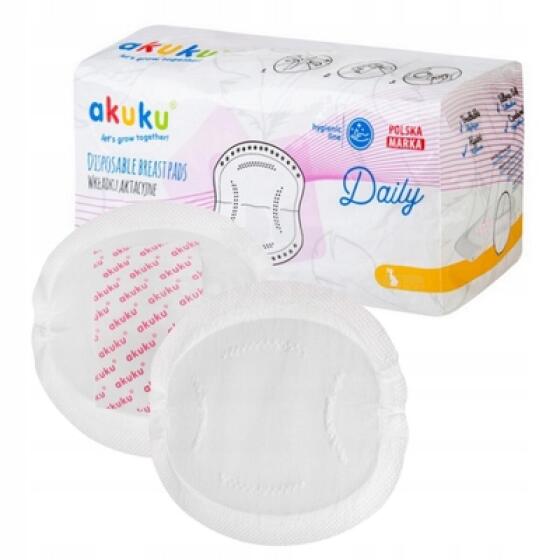 Akuku Pads Art.A0160 White Rinnahoidjapadjad (60 tk)