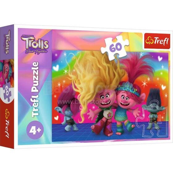 TREFL TROLLS Pusle Trollid 3, 60 osa