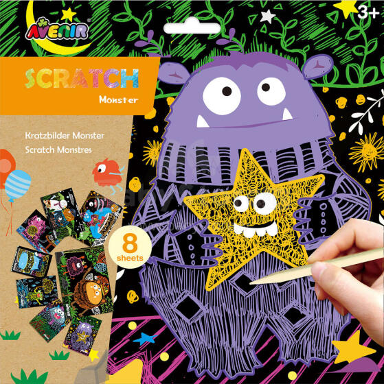 AVENIR Scratch set Monster