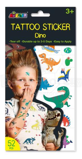 AVENIR Tattoo-kleepsud Dinosaurus