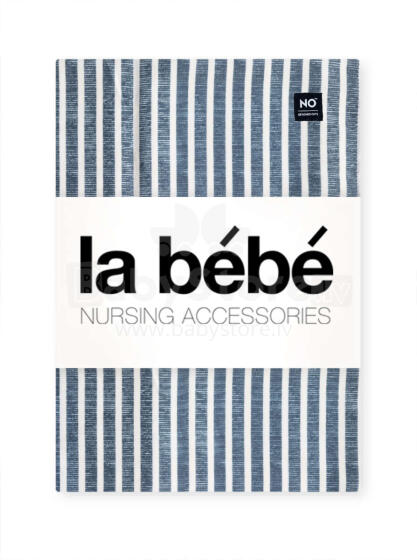La bebe™ Cotton Nappy Art.156413 Dark Blue Stripes Nappies (cotton) 75x75cm