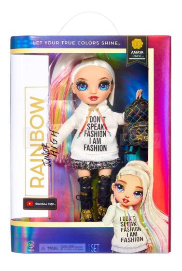RAINBOW HIGH Junior High Nukk Amaya Raine, 23 cm