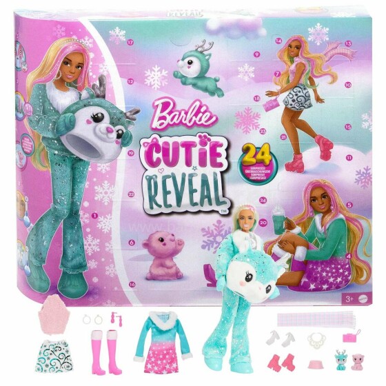 Barbie Cutie Reveal HJX76 advent calendar Barbie 29cm