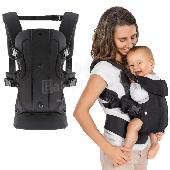 Fillikid Front Carrier Art.156837 Black 2-ühes lapsekandealus (3,6–15 kg)
