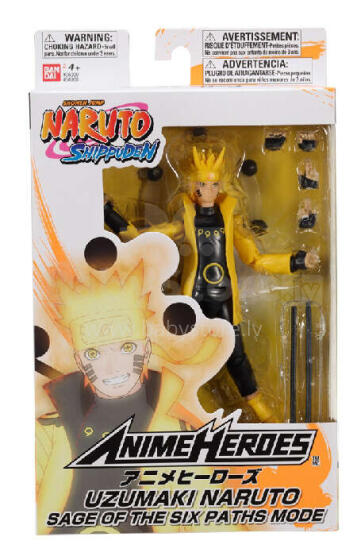 ANIME HEROES figuur Uzumaki Naruto Sage Of Six Paths Mode, 16 cm