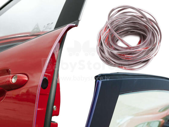 Ikonka Art.KX6862_5 Auto durvju malas bampera profils 5m caurspīdīgs