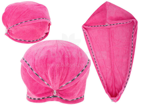 Ikonka Art.KX5291 Super-imav mirofiber juuste turban rätikuga