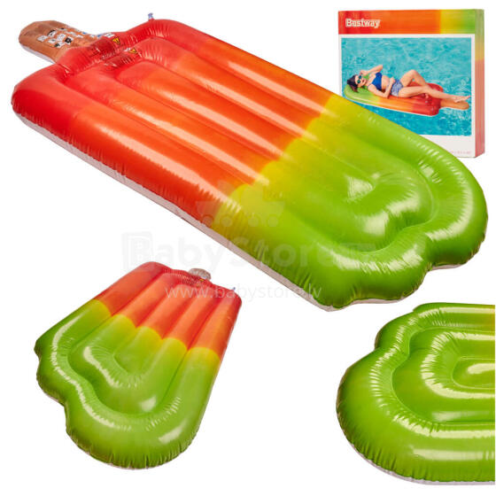 Ikonka Art.KX4954 BESTWAY 43161 Ice täispuhutav madrats pulgal 185cm