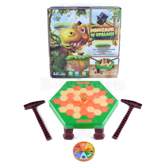 Ikonka Art.KX4813 Dinosaurus hädas arcade mäng Lucrum mängud