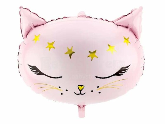 Ikonka Art.KX4572 Foil balloon Kitty pink 48cm x 36cm