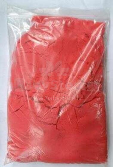 Ikonka Art.KX9568_8 Kineetiline liiv 1kg kotis punane