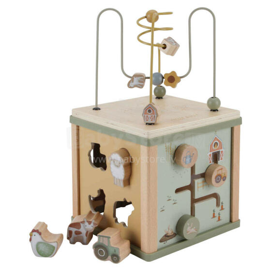 Little Dutch Activity Cube Little Farm Art.7131 Motoorikakeskus