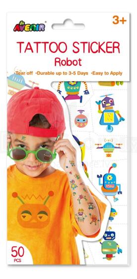 AVENIR Tattoo-kleepsud Robot
