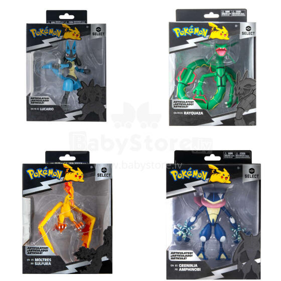 POKEMON Clip ´n´ Go Vöökomplekt figuuriga, W9