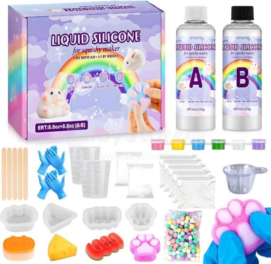 Squishy DIY Kit Art.158477 täitepakk limapalli masinale