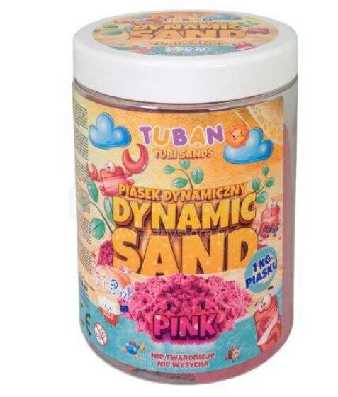 Ikonka Art.KX3870 TUBAN Dynamic Sand 1kg roosa