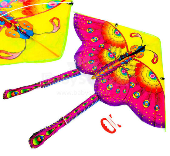 Ikonka Art.KX9672_2 Suur lohe 90cm liblikas lilla