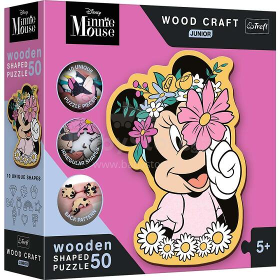 TREFL DISNEY Puidust pusle Minni-hiir, 50 osa