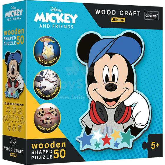 TREFL DISNEY Puidust pusle Miki Hiir, 50 osa