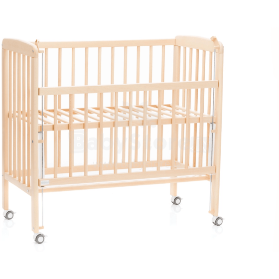 Fillikid Bedside Crib Nino  Art.555-00 Natur Laste voodi puidust, häll