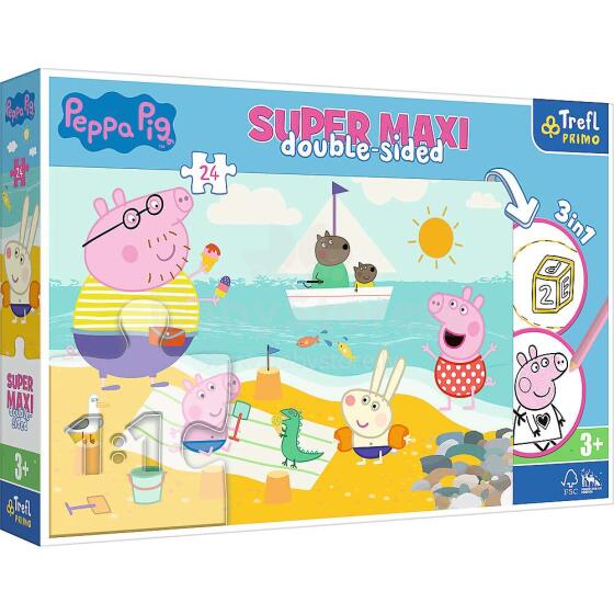 TREFL PEPPA PIG Super Maxi pusle, 24 osa