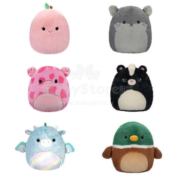 SQUISHMALLOWS W18 Fuzz-A-Mallows Pehme mänguasi, 30 cm