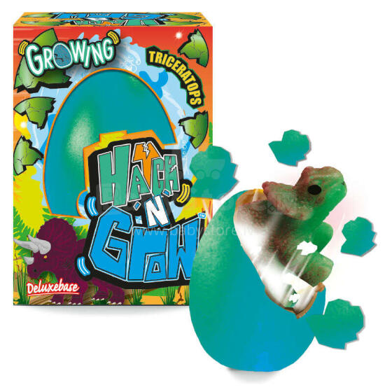 Mini Hatch ´N´ Grow Munast kooruv tritseeratops