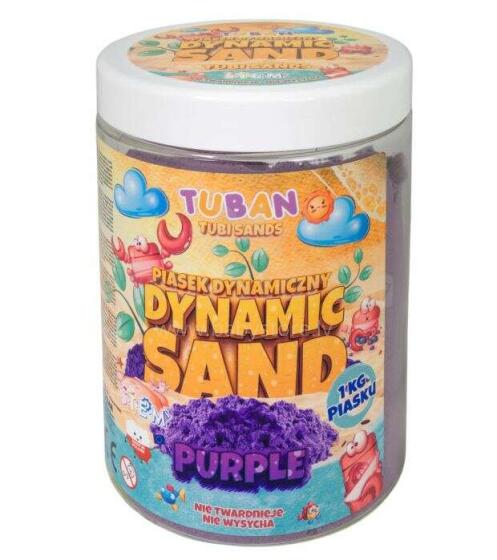 Ikonka Art.KX3870_3 TUBAN Dynamic Sand 1kg lilla