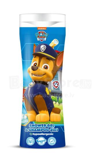 PAW PATROL Duššigeel ja šhampoon bubble gum 2in1, 300 ml Chase