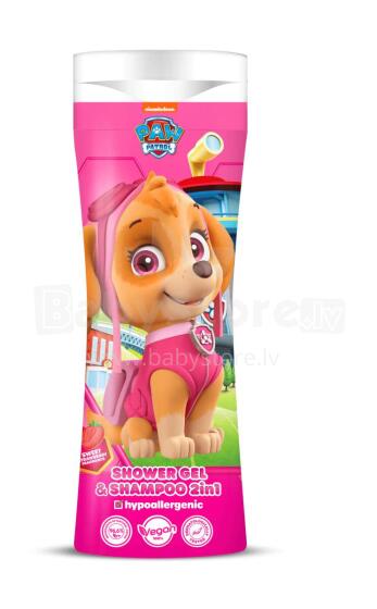 PAW PATROL Duššigeel ja šhampoon maasikas 2in1, 300 ml Skye