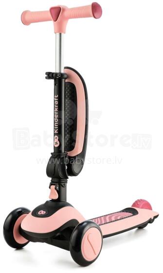 Kinderkraft  Halley Scooter Art.KRHALL00PNK0000 Rosa Pink Laste kolmerattaline tõukeratas