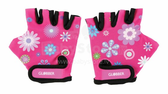 GLOBBER cimdi pink Flowers, 528-110