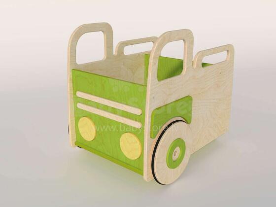 Designs Call KIBO Art.159424 Green Ratastel mänguasjakast