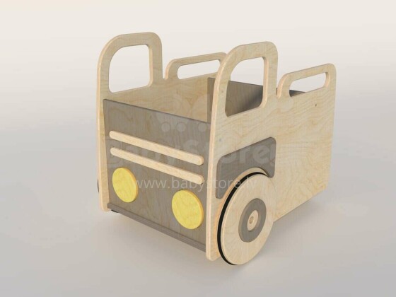 Designs Call KIBO Art.159426 Grey Ящик для игрушек на колесиках