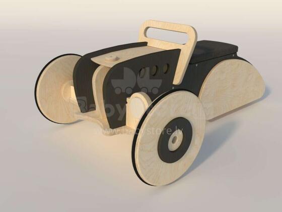 Designs Call HOT ROD Art.159430 Black Ratastel mänguasjakast