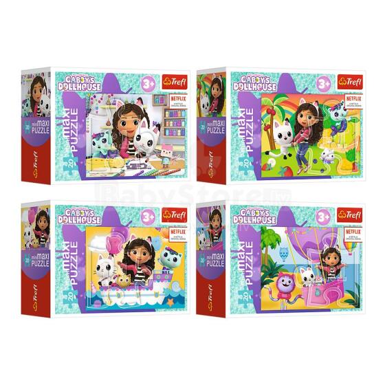TREFL GABBY´S DOLLHOUSE Mini maxi pusle, 20 osa