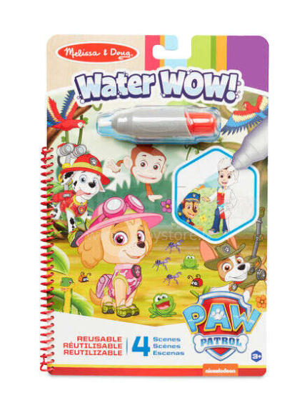 PAW PATROL Water Wow! Veega värvimine - Skye
