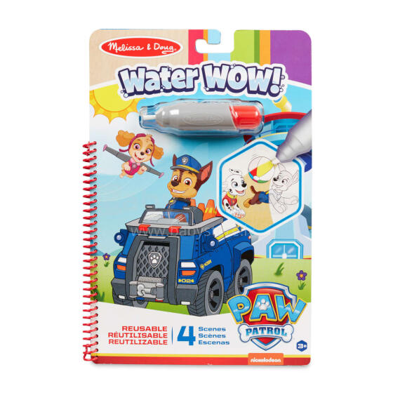 PAW PATROL Water Wow! Veega värvimine - Chase