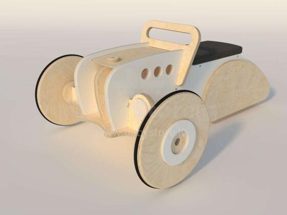 Designs Call HOT ROD Art.159736 White Ratastel mänguasjakast