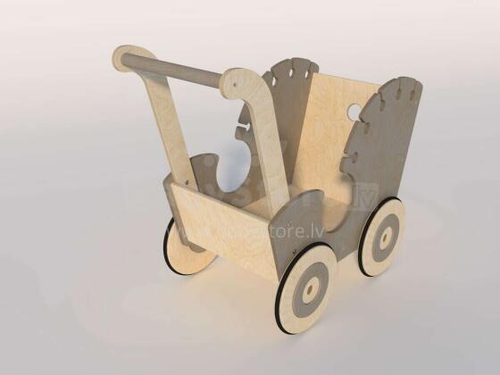 Designs Call DOCY Art.159738 Grey  Ratastel mänguasjakast