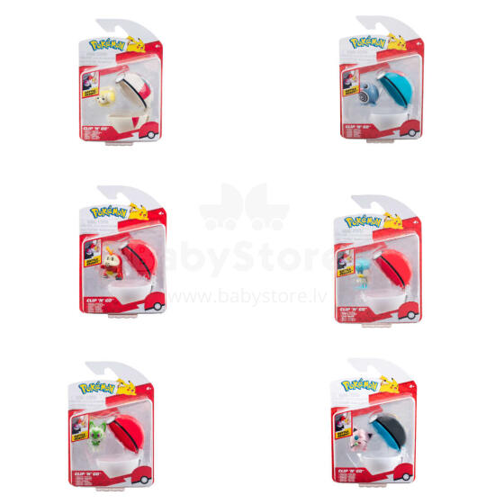 POKEMON W17 Clip ´N Go figuuriga