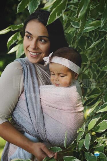 Little Frog Wrap Sling Art.160993 Linen Foggy Cube