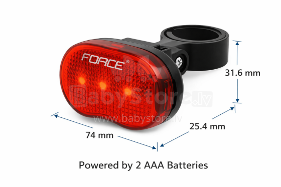 Force TRI Art.161983 Jalgratta tagumine tuli
