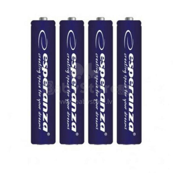 Esperanza EZB102 LR03-4BB Alkaline High Power AAA (LR03) Блистерная упаковка из 4 штук.