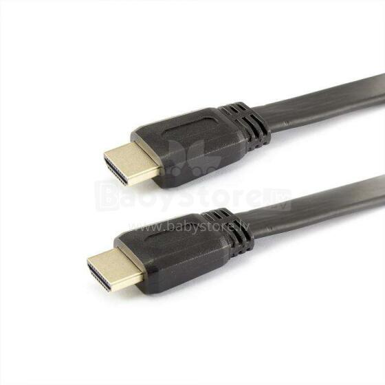 Sbox HDMI-HDMI 1.4 Flat M/M 1.5m HDMI-FLAT-15B Black