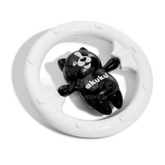 AKUKU Art.A0467 BLACK/WHITE kõristi